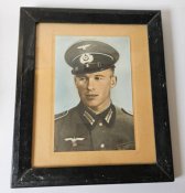 Портрет піхотинця Вермахту в дерев'яній...