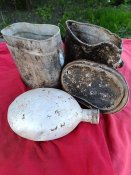 Бліндажна посуда під реставрацію.