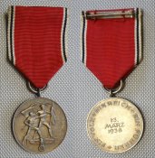 Памятная медаль 13 марта 1938 года (Аншлюс Ав...