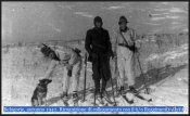 Belogorje, autunno 1942. Ricognizione di collegamento con il 6-o Reggimento alpini..JPG