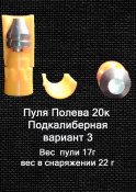 Куля Польова 20 калібр