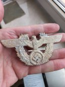 Полицейская кокарда на сумку лядунку