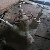 Кран с пожарной машины