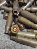 Трофейні гільзи АК.(108штук)