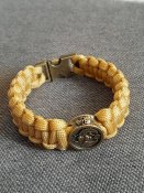 Браслет з паракорду з намистиною Скарабей...