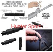 Ключ для регулировки мушки по высоте, для оружия AR15/M16/M4
