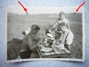 Foto um 1941 BILA ZERKWA Biała Cerkiew UKRAINE - LW Flugplatz, Frühstück!.png