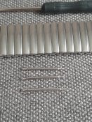 Еластичний металевий браслет для годинника 20 мм й шпилькознімач у комплекті