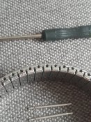 Еластичний металевий браслет для годинника 20 мм й шпилькознімач у комплекті