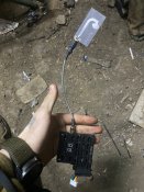 Антена і передавач з трофейного ФПВ дрона
