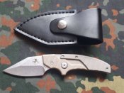 Ніж Microtech Transformer  M390 Пустеля,2 в 1 складний EDC,Push dagger (тичковий) в чехлі