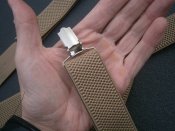 Підтяжки чоловічістандарт на 4 застібки койот