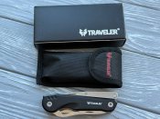 Многофункциональный нож (мультитул) Traveler MS026G Черный