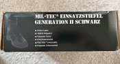 Берци Mil-Tec Combat Boots Generation II (Einsatzstiefel schwarz). Нові.
