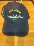 Кашкет : "HMS Albion L 14", Королівського фло...