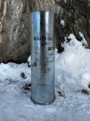 Гильза 122 мм белая
