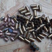 Гільзи 9х19 DAG 65шт + 25 куль