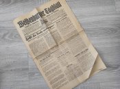 Німецька газета "Weissenburger Tagblatt"...