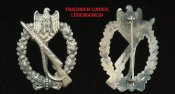 Штурмовой знак в серебре. Friedrich Linden, L...