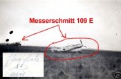 1940 FRANKREICH Flugzeug Plane Messerschitt 109 E Paris.jpg