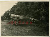 Fotos Flugzeug Me 109 vom SKG 210 Wespe Feldflugplatz 2.jpg