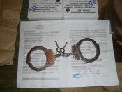 Наручники МВД новые и номерные