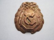 Знак на головной убор водной милиции СССР 20-е годы.