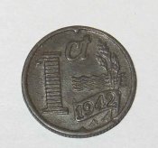 1 цент Нидерланды 1942 год - 1.jpg