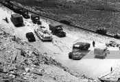 3_Lorry column with supply goods on the mountain road to Derna_May 1941.jpg