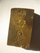 Штамп-эталон на кож. амуницию "RZM-1938"