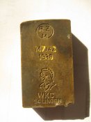 Штамп-эталон на кож. амуницию "RZM-1938"