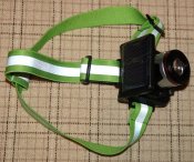 Фонарь на лоб X-Balog(Poilce) 12V T855-XPE, zoom+солнечная батарея