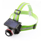 Фонарь на лоб X-Balog(Poilce) 12V T855-XPE, zoom+солнечная батарея