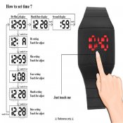 Часы (Silicone LED Watch)