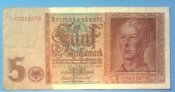 8 немецких бон 1937-1945. Рейхсмарки и рентмарки.