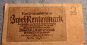 8 немецких бон 1937-1945. Рейхсмарки и рентмарки.