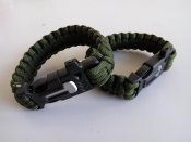 браслеты из паракорда с огнивом (2 шт в лоте)