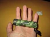 Фонарик камуфляжный алюминий+чехол