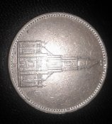 5 марок 1935(D). Кирха.