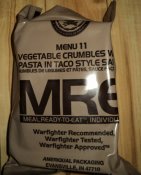 MRE, американский сухпай, меню 11