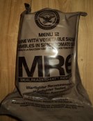MRE, американский сухпай, меню 12