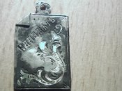 серебряная подвеска 19 век