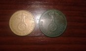 2 и 5 reichspfennig D