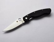 Складной нож Spyderco Military C36 Replica. Черная рукоять.