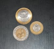 3-и биметальные монеты.