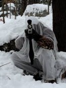 Лот№А147 Американская индивидуальная маскировочная сетка-накидка белая