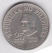25 сентимо = 1980 г. = Филиппины