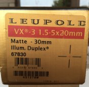 Leupold VX-3r Rifle Scope 1.5-5x 20mm