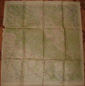 Карта РККА "Стрый, Ужгород-9" 1943 г.