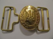 Бляха Пряжка офицерская. Украина. Новая. С зацепом. Отличная.
